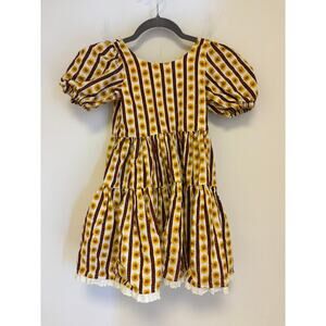 Sunflower Flowy Hippie Boho Twirl Dress Girl's Size 10